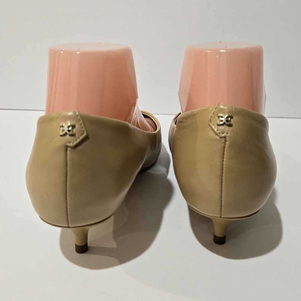 Sam Edelman Women's Franci Pointed Toe Lux Tan Kitten Shoes 8 - Picture 8 of 10